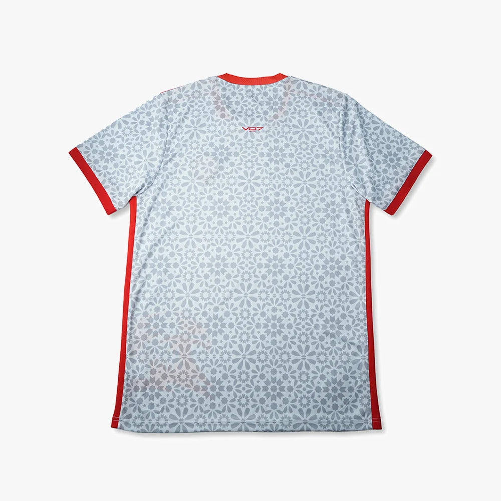 V 07 MAILLOT TUNISIE WHITE T-SHIRT BLANC 2