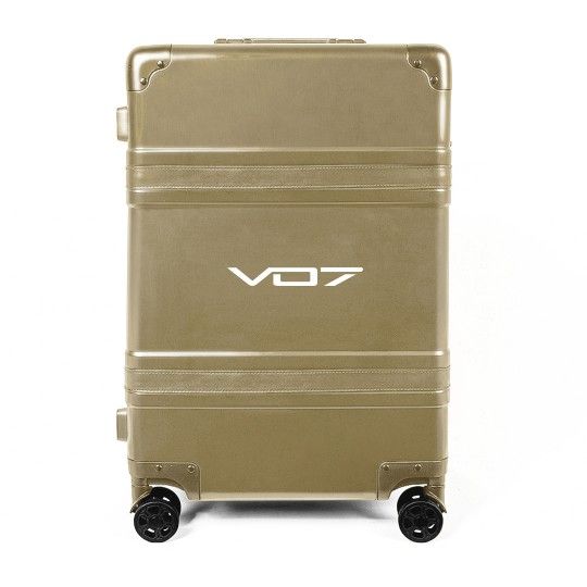 VO7 GOLD ALUMINUM CARRY-ON CASE