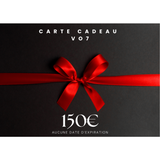 Carte Cadeau Vo7 - 150,00 € - Carte Cadeau