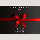 Carte Cadeau Vo7 - 150,00 € - Carte Cadeau