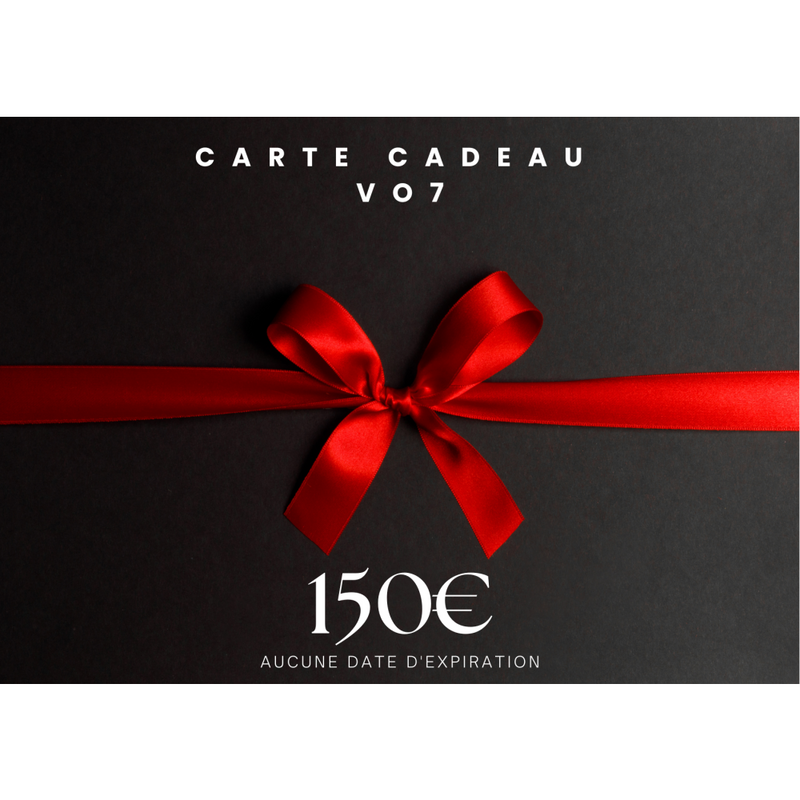 Carte Cadeau Vo7 - 150,00 € - Carte Cadeau