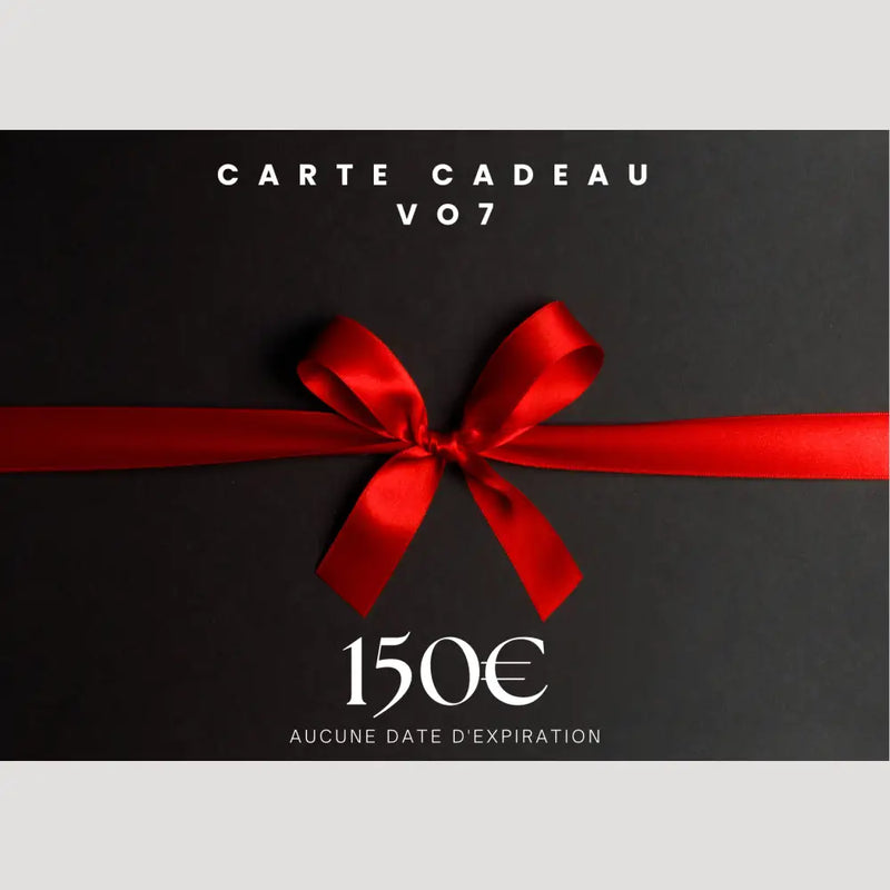 Carte Cadeau Vo7 - 150,00 € - Carte Cadeau