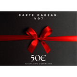 Carte Cadeau Vo7 - 50,00 € - Carte Cadeau