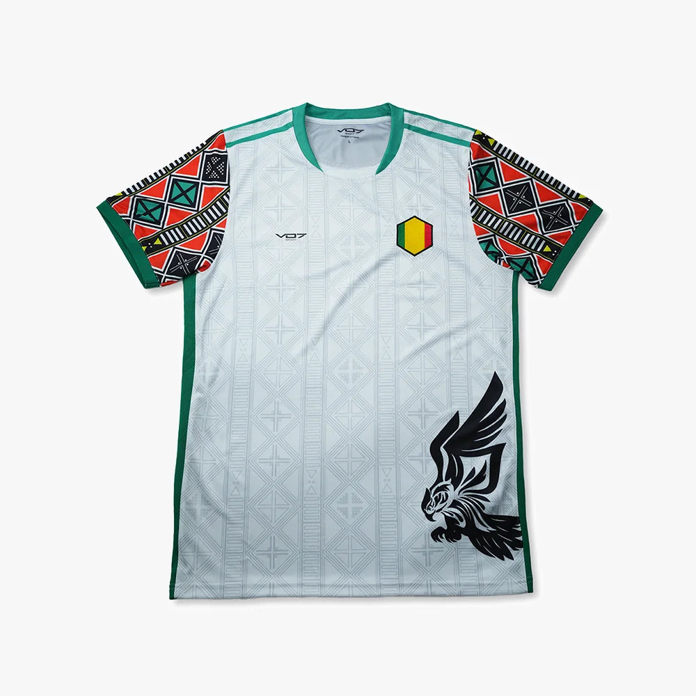 V 07 MAILLOT MALI WHITE T-SHIRT BLANC 1