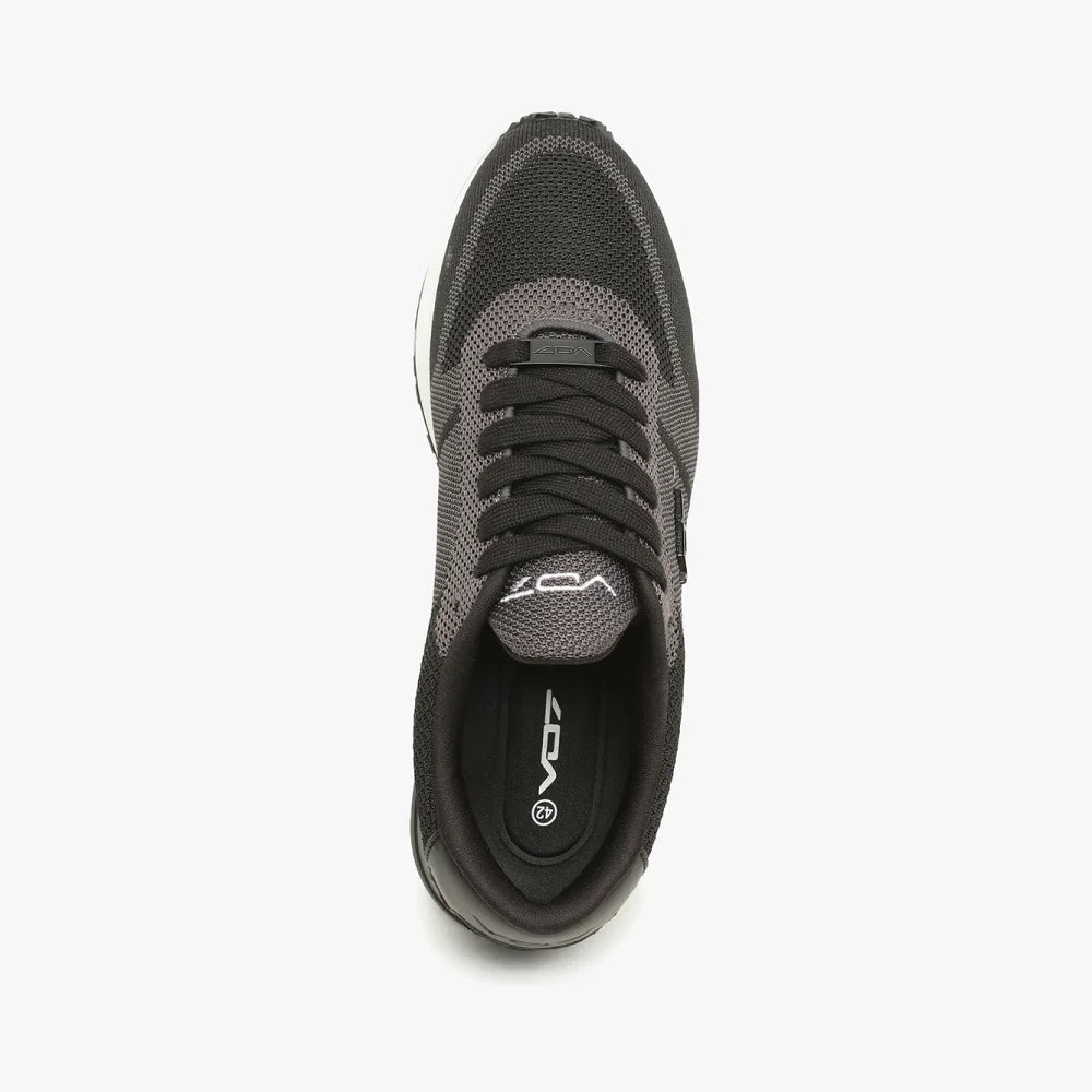V 07 MILAN KNIT BLACK SNEAKERS NOIR 5