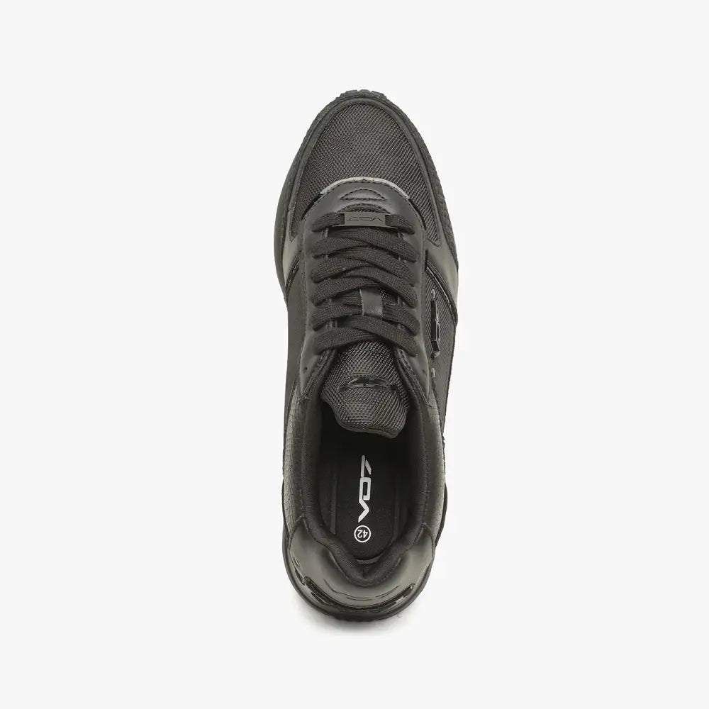 Chaussures homme V07 Milan Square Dark – Suède texturé, cuir brillant et confort
