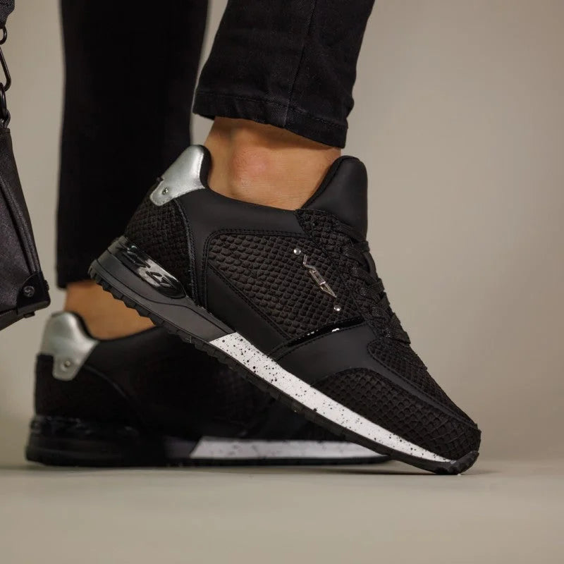 V 07 MILAN PYTHON NOIR SNEAKERS NOIR 6