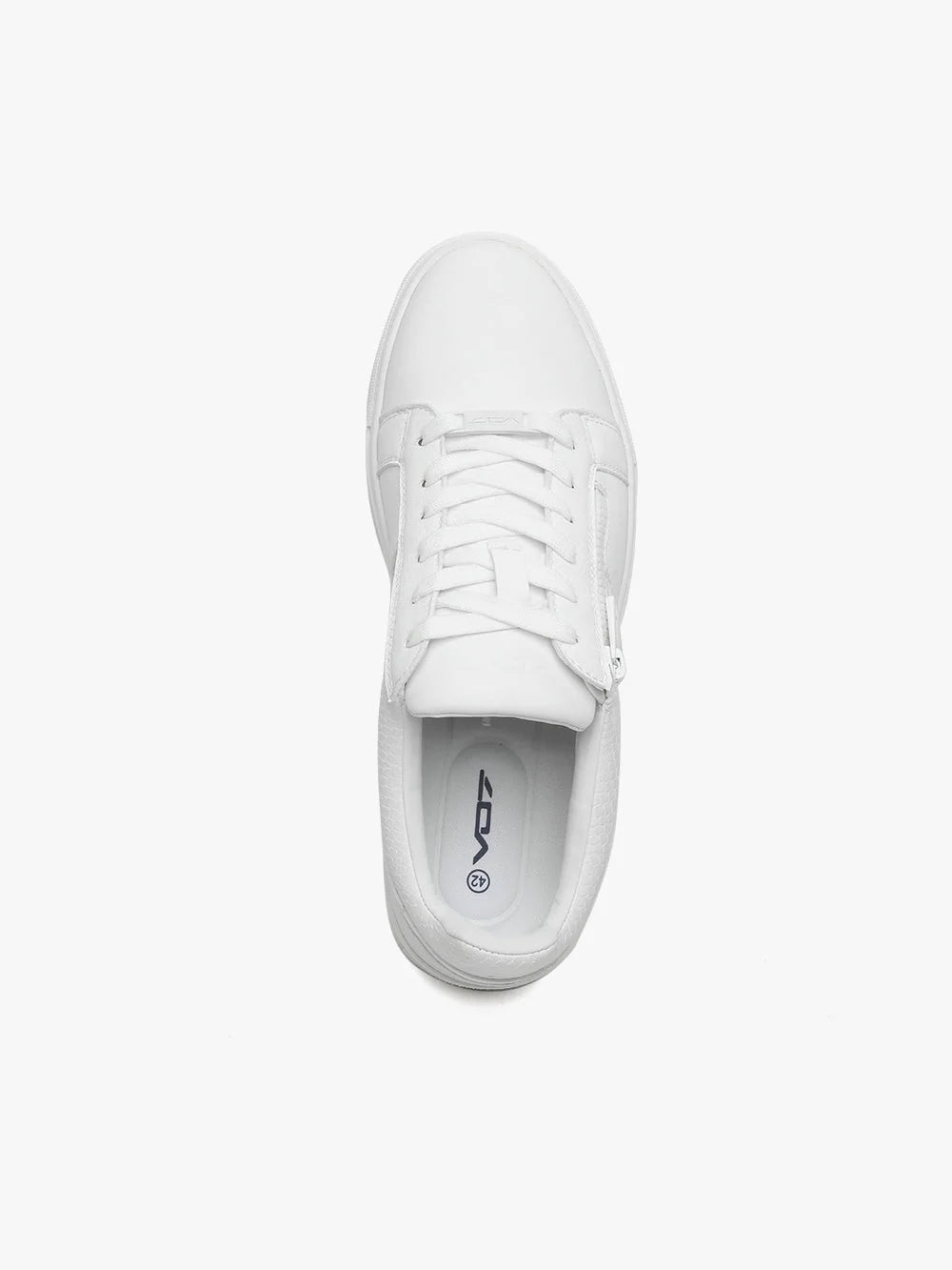V 07 ROMA SNAKE WHITE SNEAKERS BLANC 5