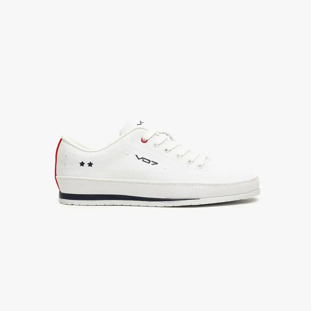 V 07 YACHT 10 WHITE SNEAKERS ELÉGANCE ROUGE 1