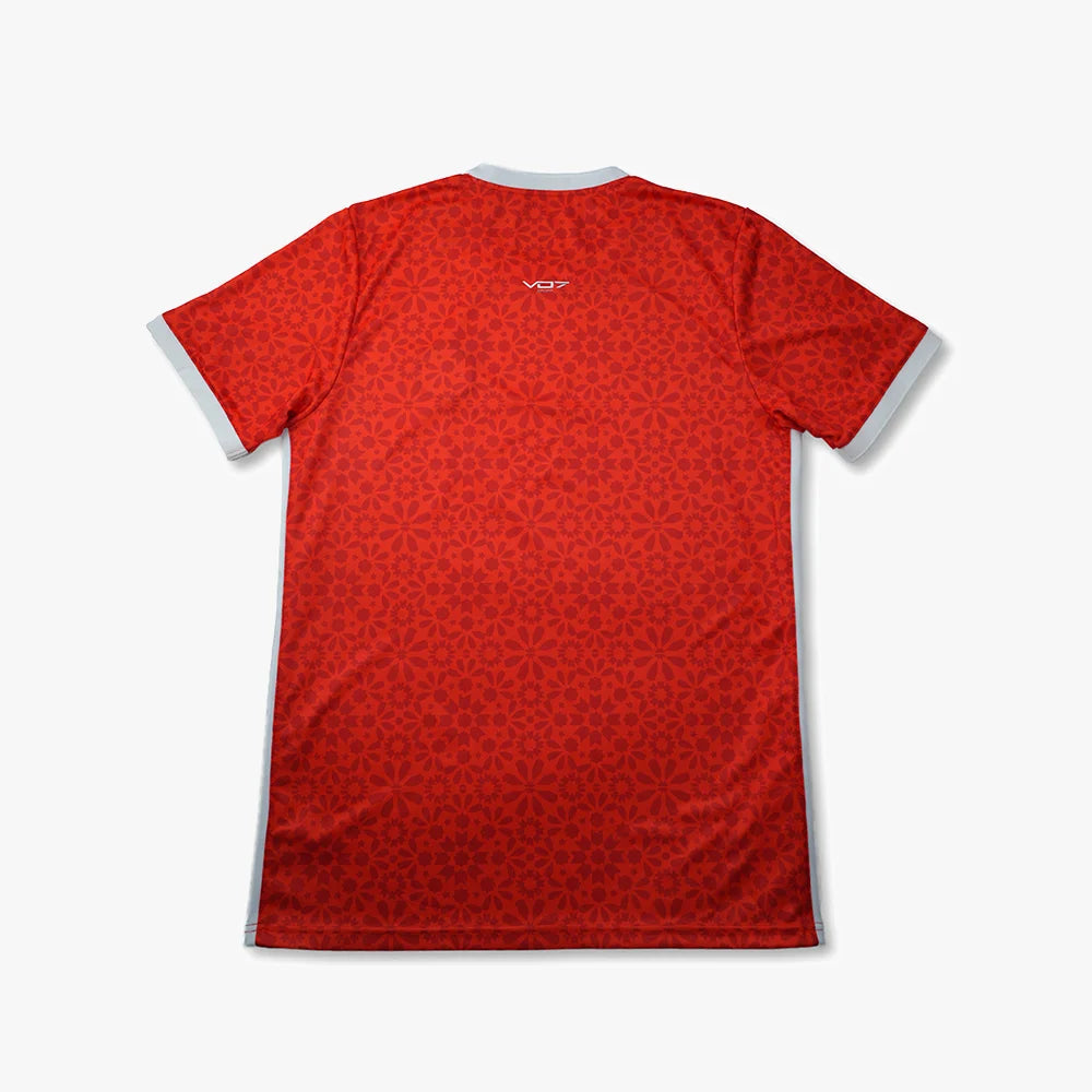 V 07 MAILLOT TUNISIE RED T-SHIRT ROUGE 1