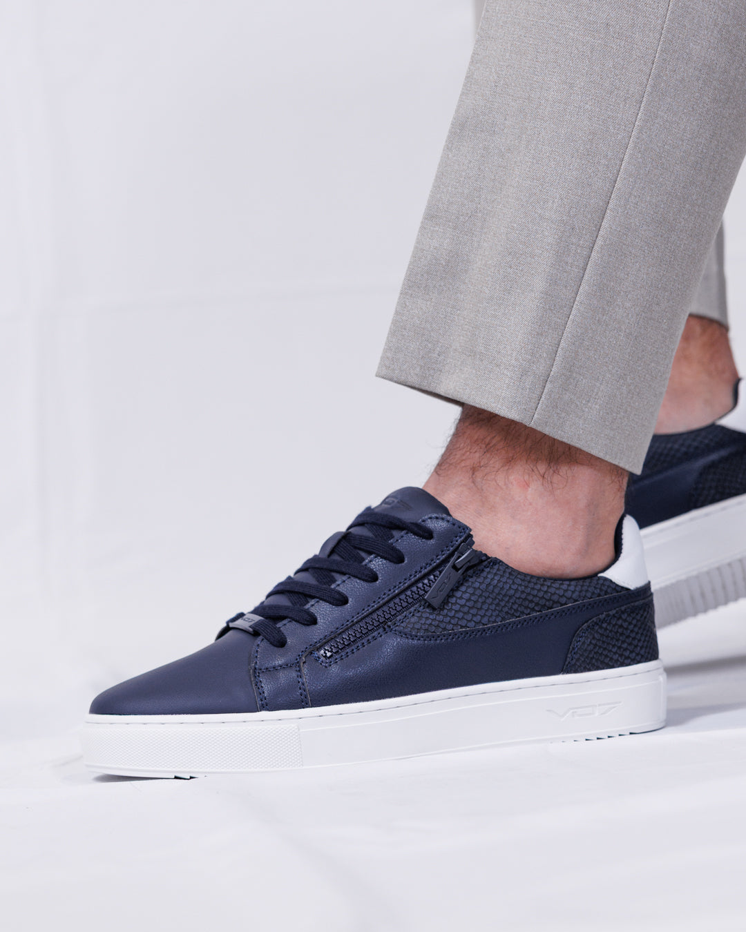 V 07 ROMA SNAKE NAVY SNEAKERS MARINE 6