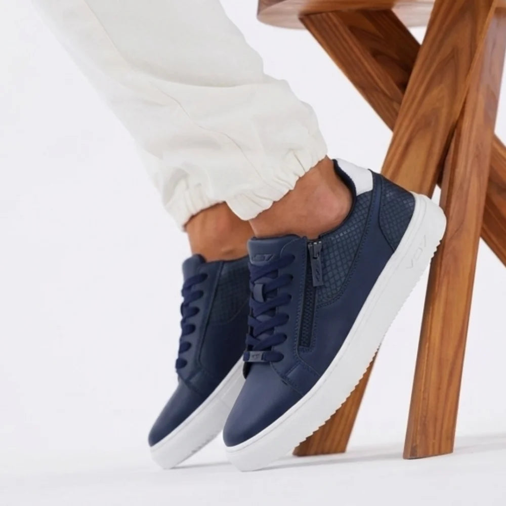 V 07 ROMA SNAKE NAVY SNEAKERS MARINE 7