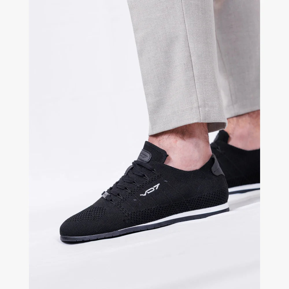 V 07 YACHT KNIT BLACK SNEAKERS ELÉGANCE NOIR 7
