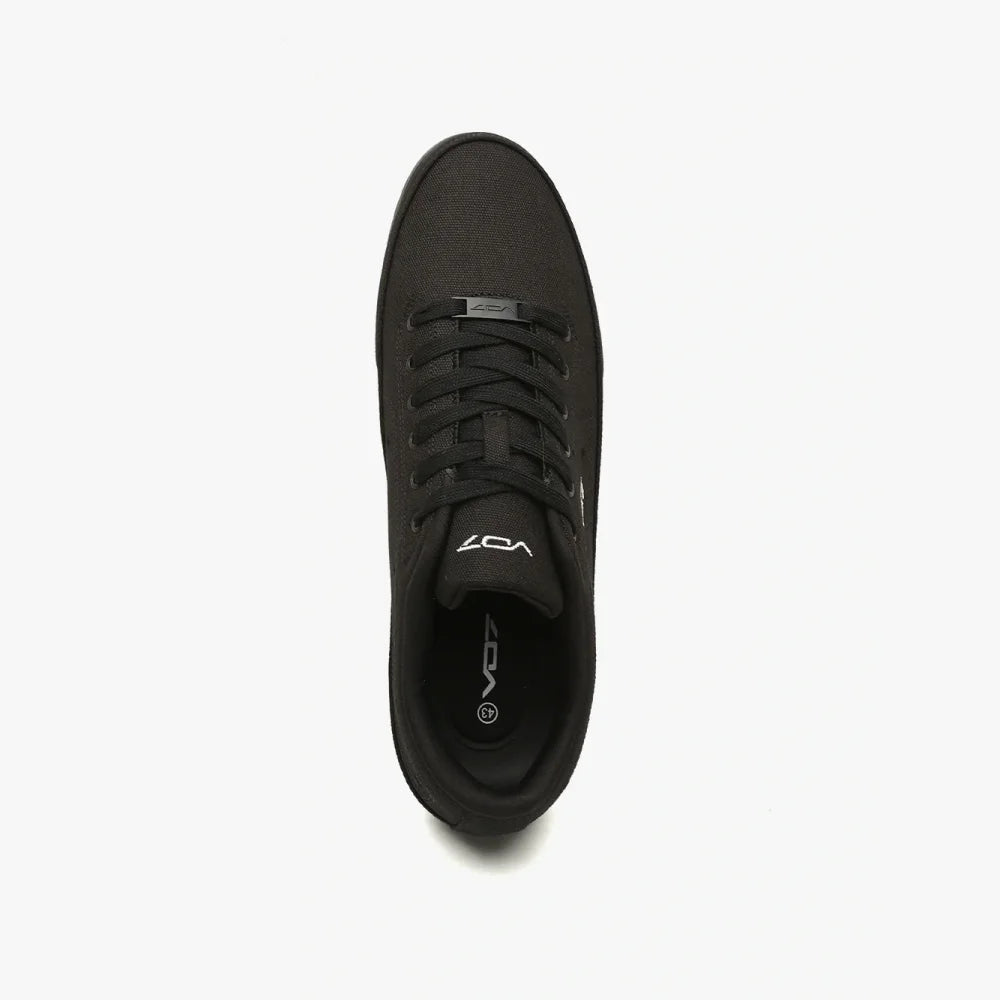 V 07 YACHT CANVAS DARK SNEAKERS ELÉGANCE NOIR 5