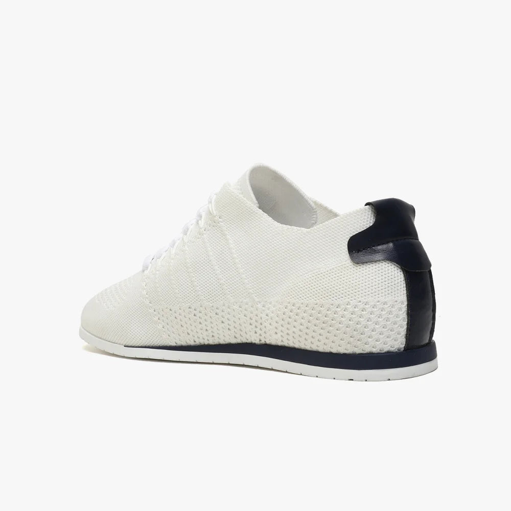 V 07 YACHT KNIT WHITE SNEAKERS BLANC 3