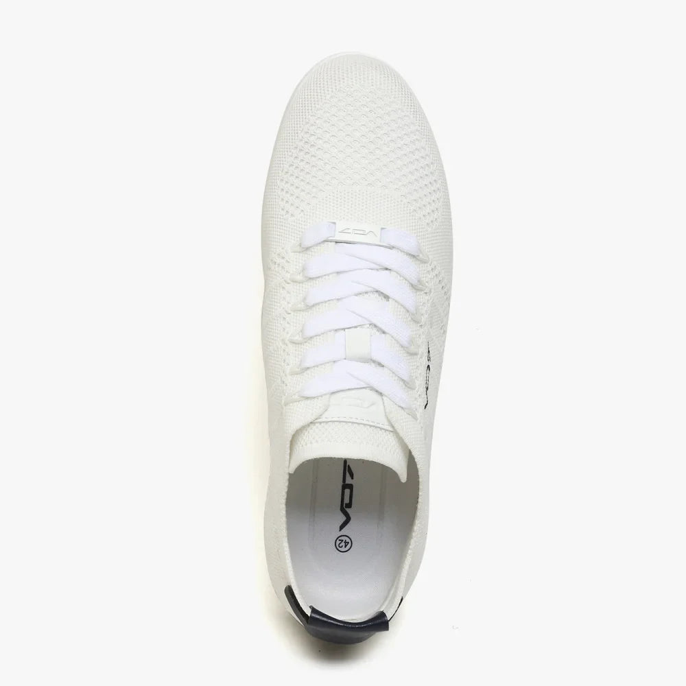 V 07 YACHT KNIT WHITE SNEAKERS BLANC 5