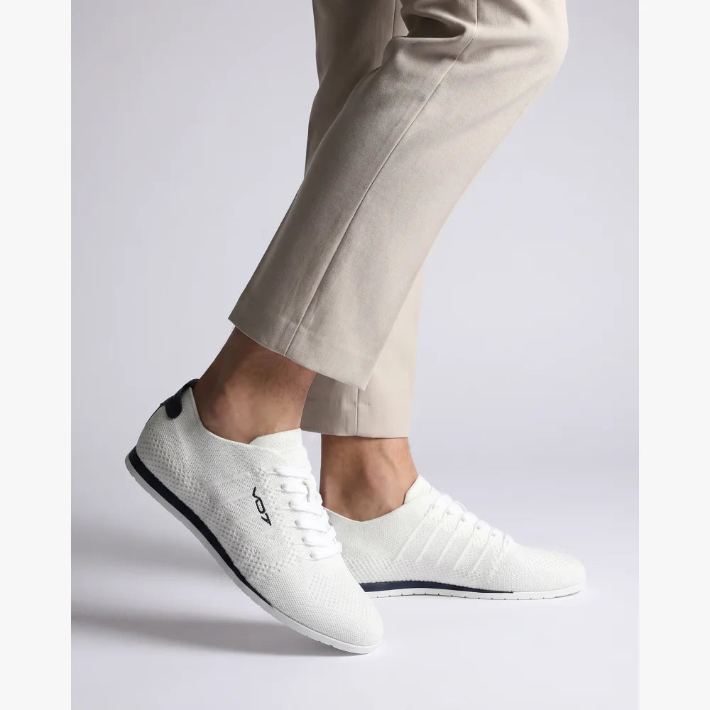 V 07 YACHT KNIT WHITE SNEAKERS ELÉGANCE BLANC 6